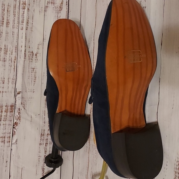 Like new Bostonian Blue Suede shoes sz 13 Made in USA 🇺🇸 - Picture 7 of 9
